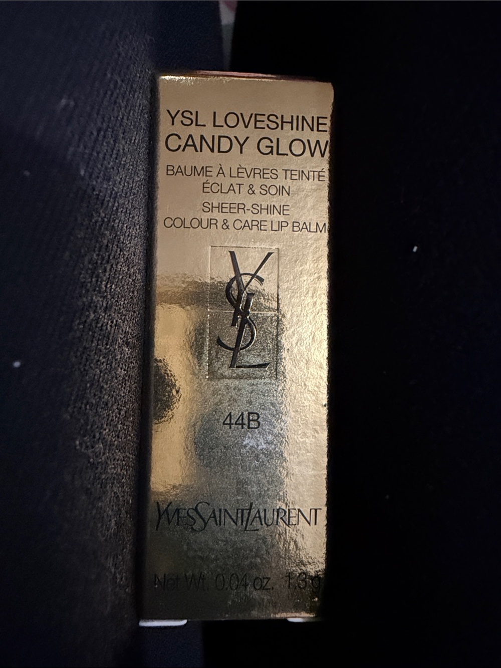 Yves Saint Laurent YSL Loveshine Candy Glow Lip Balm 44B - Gold Packaging